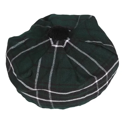 US Buyers Only - Best Traditional Tam o'Shanter Tammy Hat with a Flat Bonnet in a Variety of Tartans