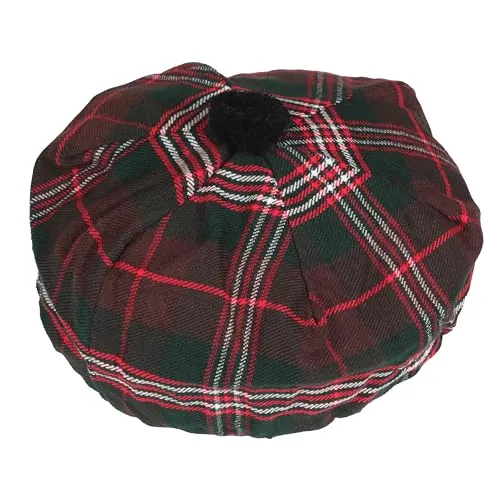 US Buyers Only - Best Traditional Tam o'Shanter Tammy Hat with a Flat Bonnet in a Variety of Tartans