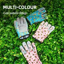 Vgo 2Pairs 4-5 Years Old Kids Gardening Working DIY Gloves(2 Colors,KID-MF3561)