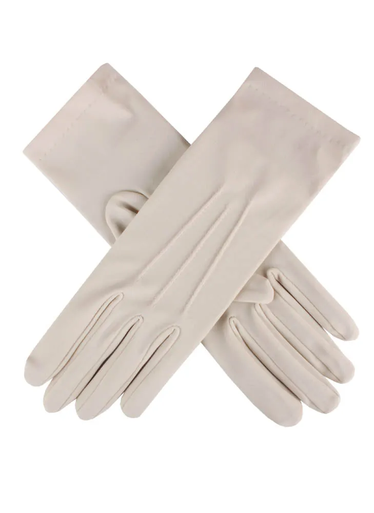 Women's Three-Point Matt Satin Gloves