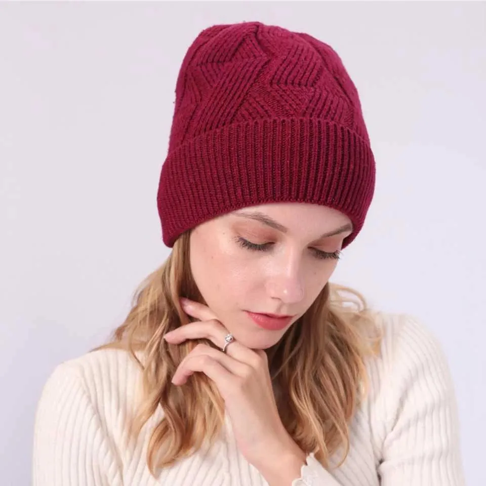 Women's Winter Thick Warm Woolen Hat