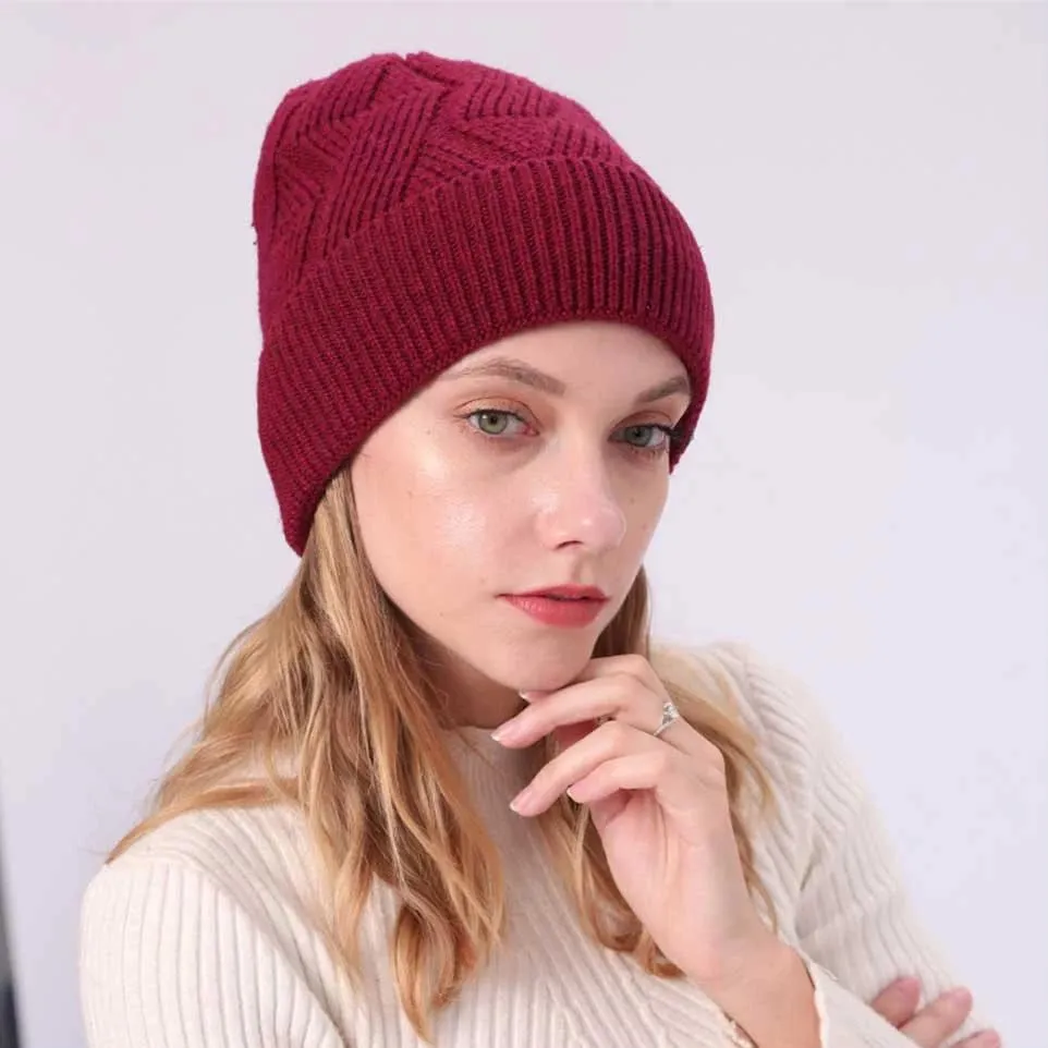 Women's Winter Thick Warm Woolen Hat